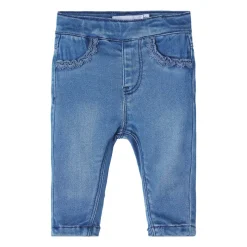 New Salli slim leggings til baby, medium blue denim Bukser & Tights Baby Jente | Bukser Baby Gutt