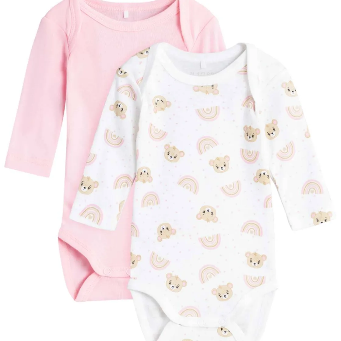Sale Teddy 2-pack body, orchid pink Bodyer Baby Jente