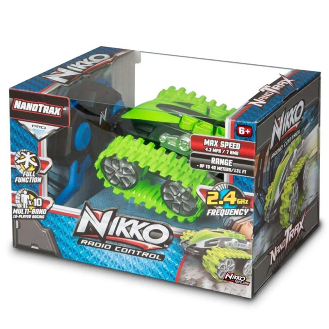 Discount NanoTrax - Electric Green, 15cm Lekebiler Og Kjøretøy