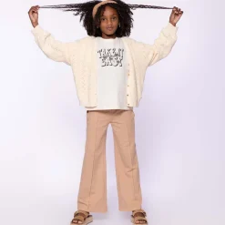 Clearance straight bukse til barn, Beige Bukser Jente 8-16 År | Bukser Baby Gutt