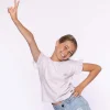 Outlet t-skjorte til barn, Light Pink T-skjorte Jente 8-16 År | T-skjorter & Singleter Jente