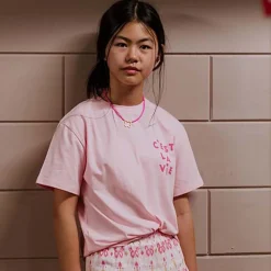 Online t-skjorte til barn, Light Pink T-skjorte Jente 8-16 År | T-skjorter & Singleter Jente