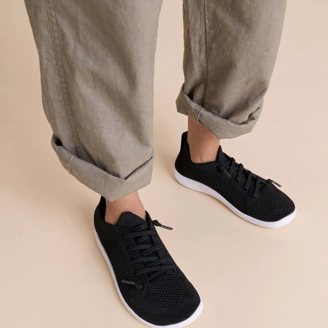 Clearance Reima Astelu Barefoot joggesko til barn, Black Joggesko