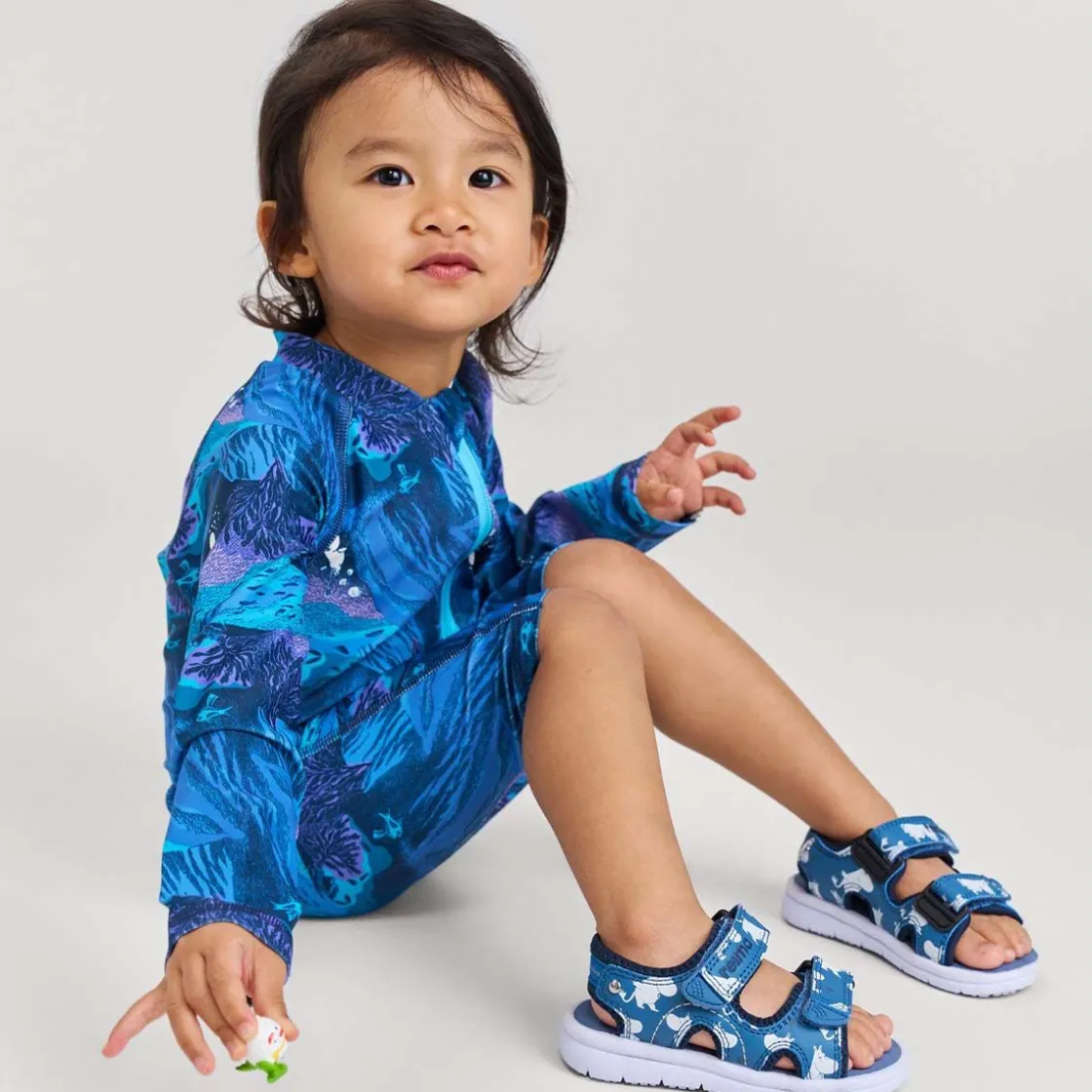 Hot Reima Bungee Moomin sandaler til barn, Blue Ocean Sandaler Og Badesko