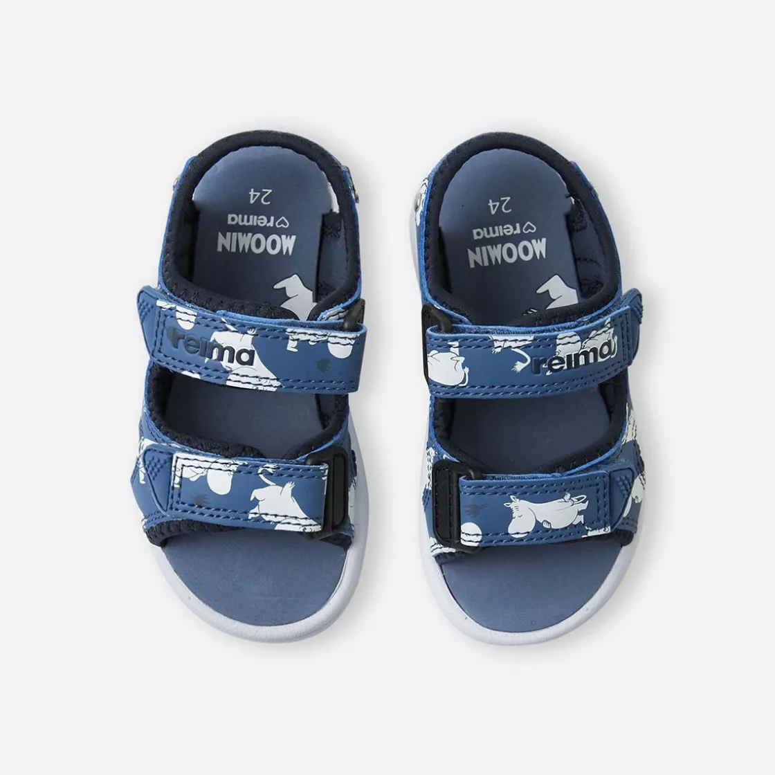 Hot Reima Bungee Moomin sandaler til barn, Blue Ocean Sandaler Og Badesko