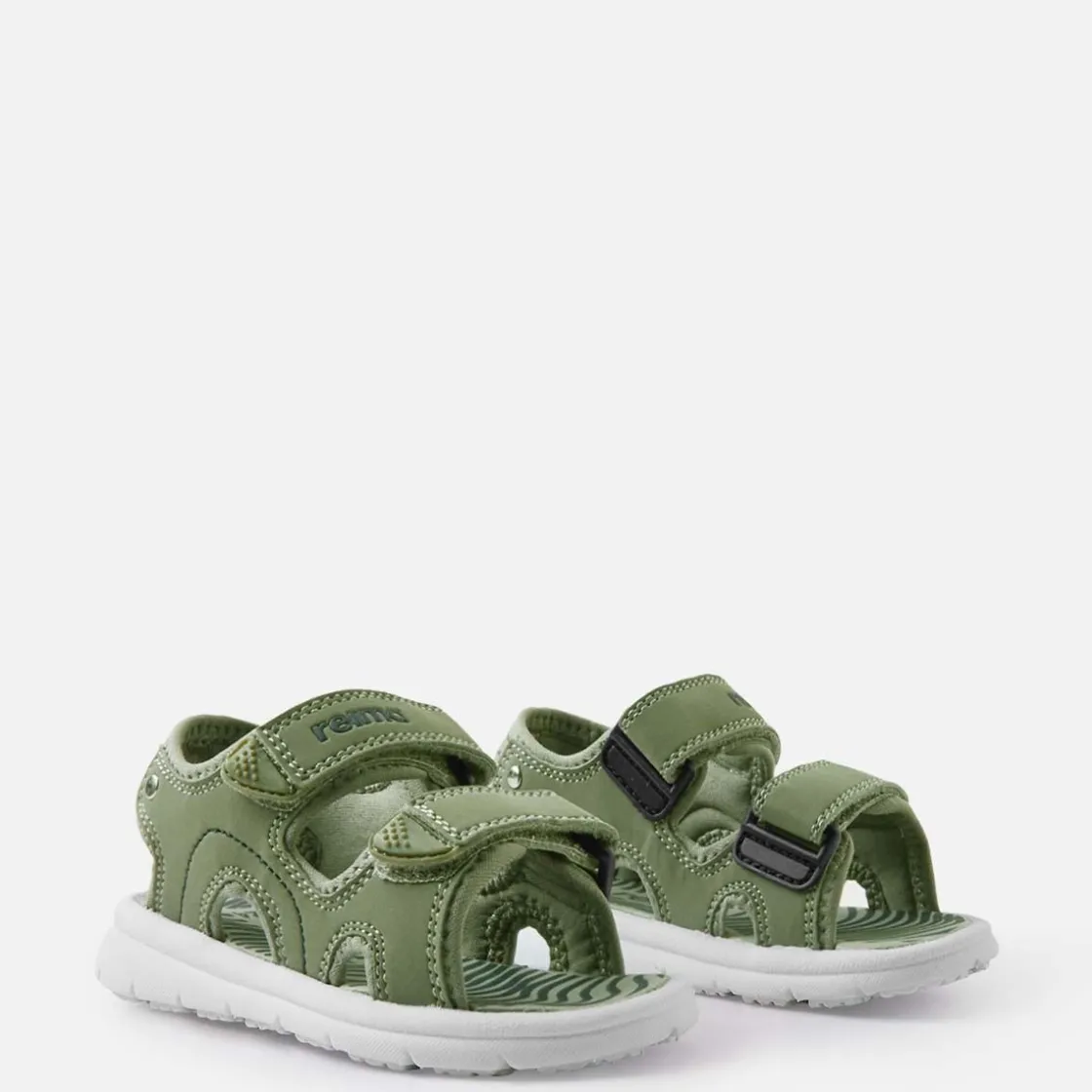 Outlet Reima Bungee sandaler til barn, Greyish Green Sandaler Og Badesko