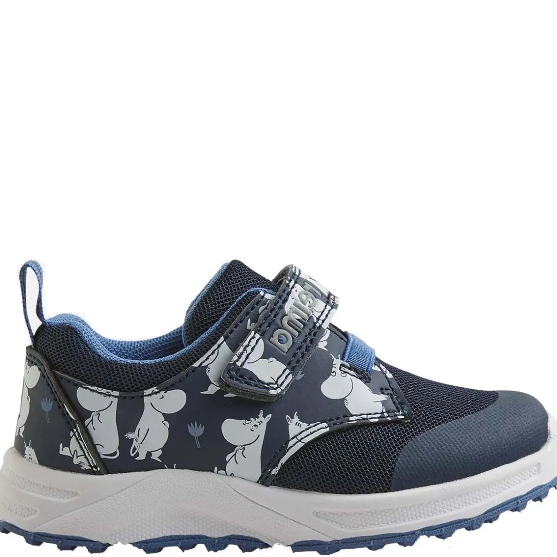 Outlet Reima Ekana Moomin joggesko til barn, Navy Joggesko