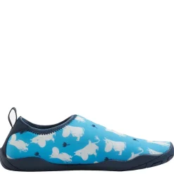 Discount Reima Moomin Lean badesko til barn, Turquoise Blue Sandaler Og Badesko