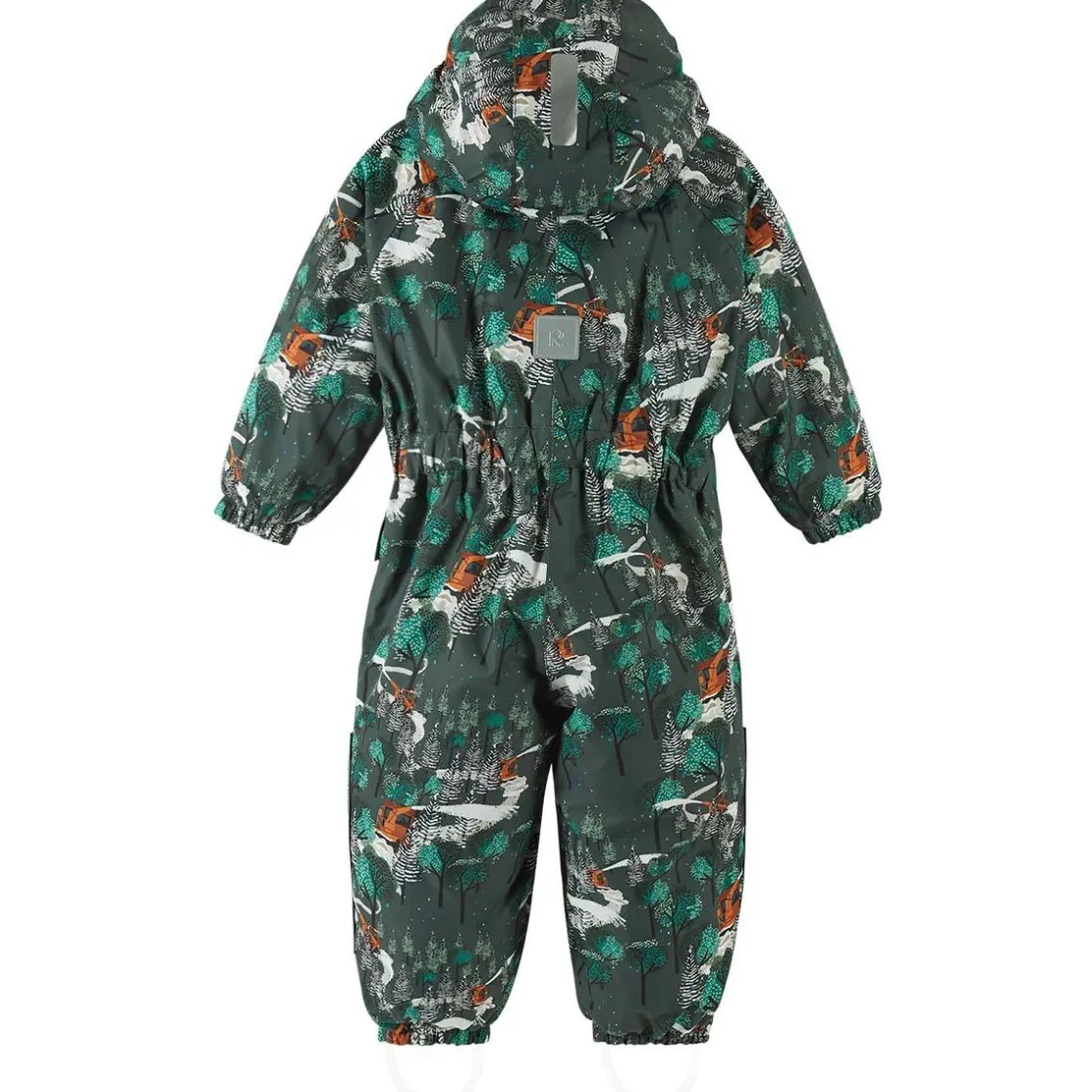 Hot Puhuri vinterdress til baby, thyme green Parkdresser & Vinterdresser Baby