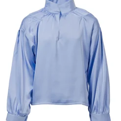 Discount Lise bluse til bunad/festdrakt jente, Lys Blå Tilbehør | Tilbehør Til 17 Mai