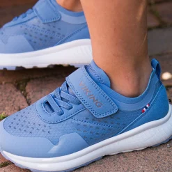 Clearance Aery Sol 1V joggesko til barn, Denim Joggesko