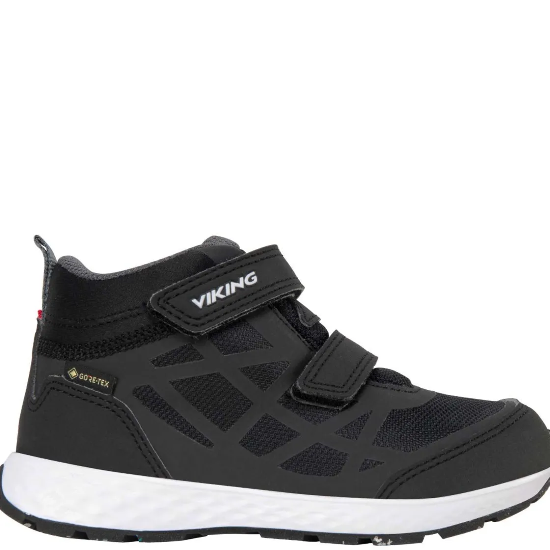 Online Veme Mid Reflex Gore-Tex overgangssko til barn, Black Overgangssko | Joggesko