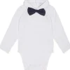 Clearance Bo body med sløyfe, Soft White Penklær Gutt | Skjorter Gutt