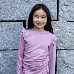 Outlet Dis genser i ull/bambus, Mauve Ullgensere 8-16 År | Ullgensere Jente 3-10 År