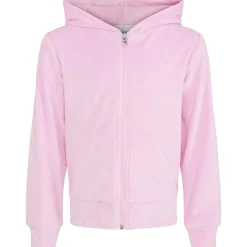 Sale Hermine velour hettjakke til barn, Light Rose Gensere Jente 8-16 År | Gensere & Overdeler Gutt