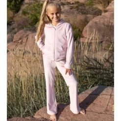 New Hermine velour bukse til barn, Light Rose Bukser Jente 8-16 År | Bukser Baby Gutt