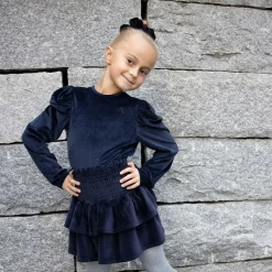Discount Hermine velourskjørt til barn, Classic Navy Penklær Jente | Penklær Jente 8-16 År