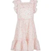 New Linda kjole til barn, Coral pink Penklær Jente 8-16 År | Penklær Baby Gutt