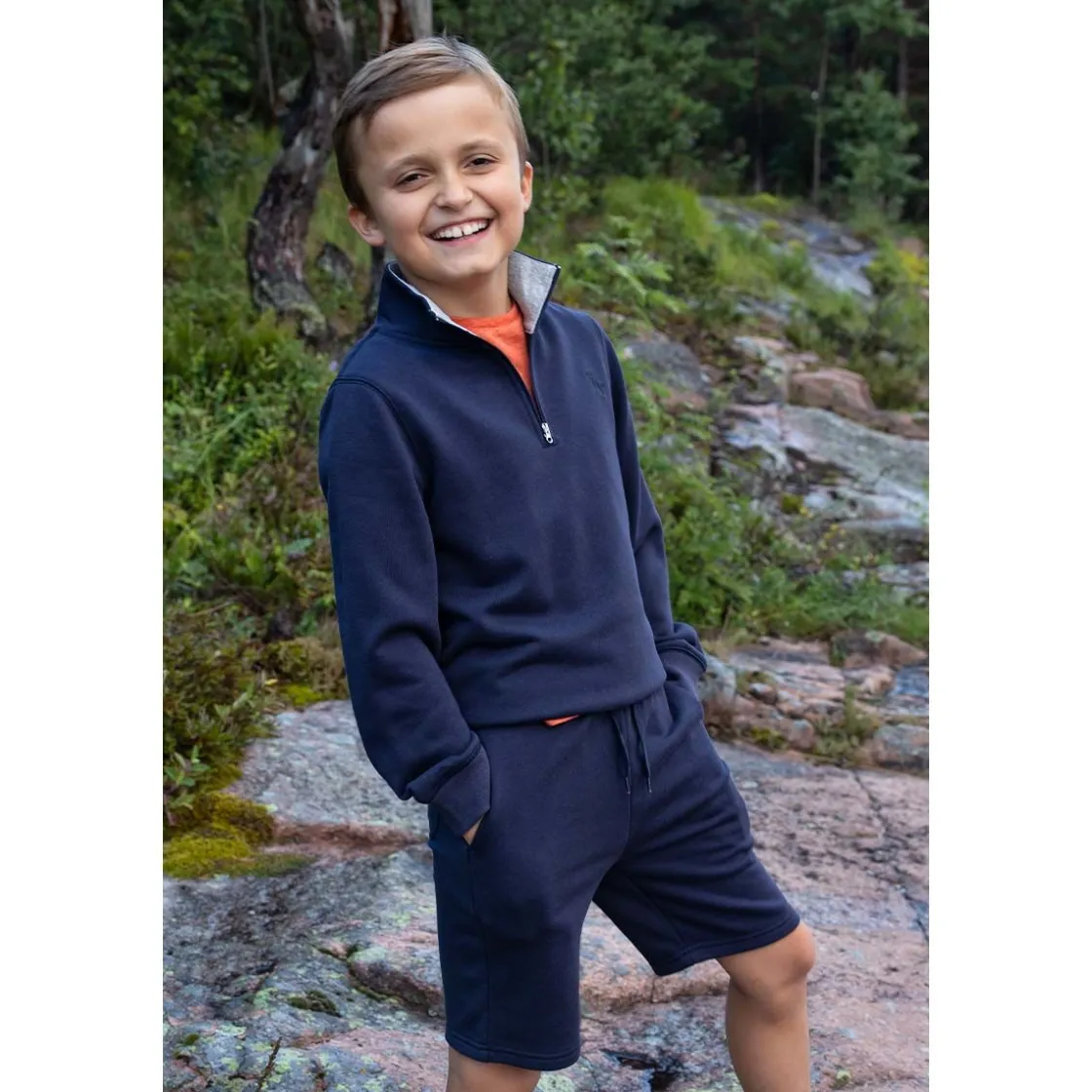 Clearance Svend shorts til barn, navy Shortser Gutt 8-16 År | Shortser Baby Gutt