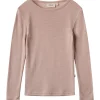 Outlet Wheat Alfi genser i ull til barn, dry rose Ullgensere Jente 3-10 År | Ullgensere Gutt 3-10 År