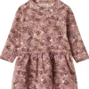 Clearance Bessie kjole til baby, lavender flowers Penklær Baby Jente | Penklær Baby Gutt