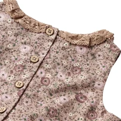 Sale Elma ermeløs kjole til baby, rose shadow flowers Penklær Baby Jente | Penklær Baby Gutt