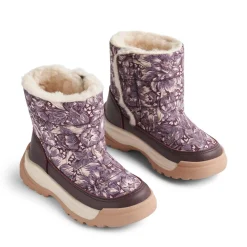 Clearance Wheat Liza Tex vintersko til barn, Purple dawn Vintersko