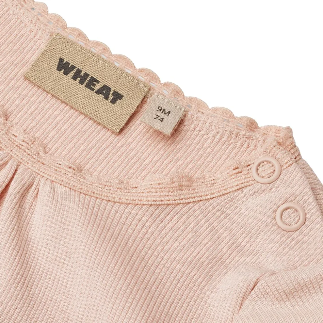 Fashion Lotta rib lace body, powder Bodyer Baby Jente