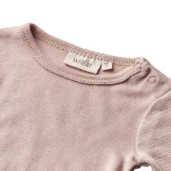 Clearance Wheat Lucca body i ull, dry rose Ullbody Og Ullgensere Baby | Ullbodyer Baby Jente