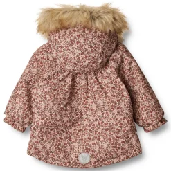 Discount Wheat Mathilde vinterjakke til baby, rose dust flowers Jakker Barn | Jakker Baby