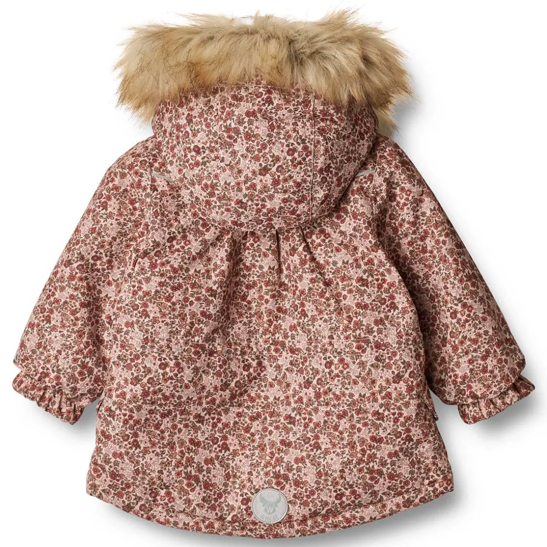 Discount Wheat Mathilde vinterjakke til baby, rose dust flowers Jakker Barn | Jakker Baby