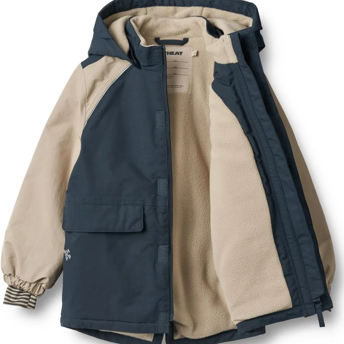 Best Wheat Mekkel vinterjakke til barn, Dark blue Jakker Barn