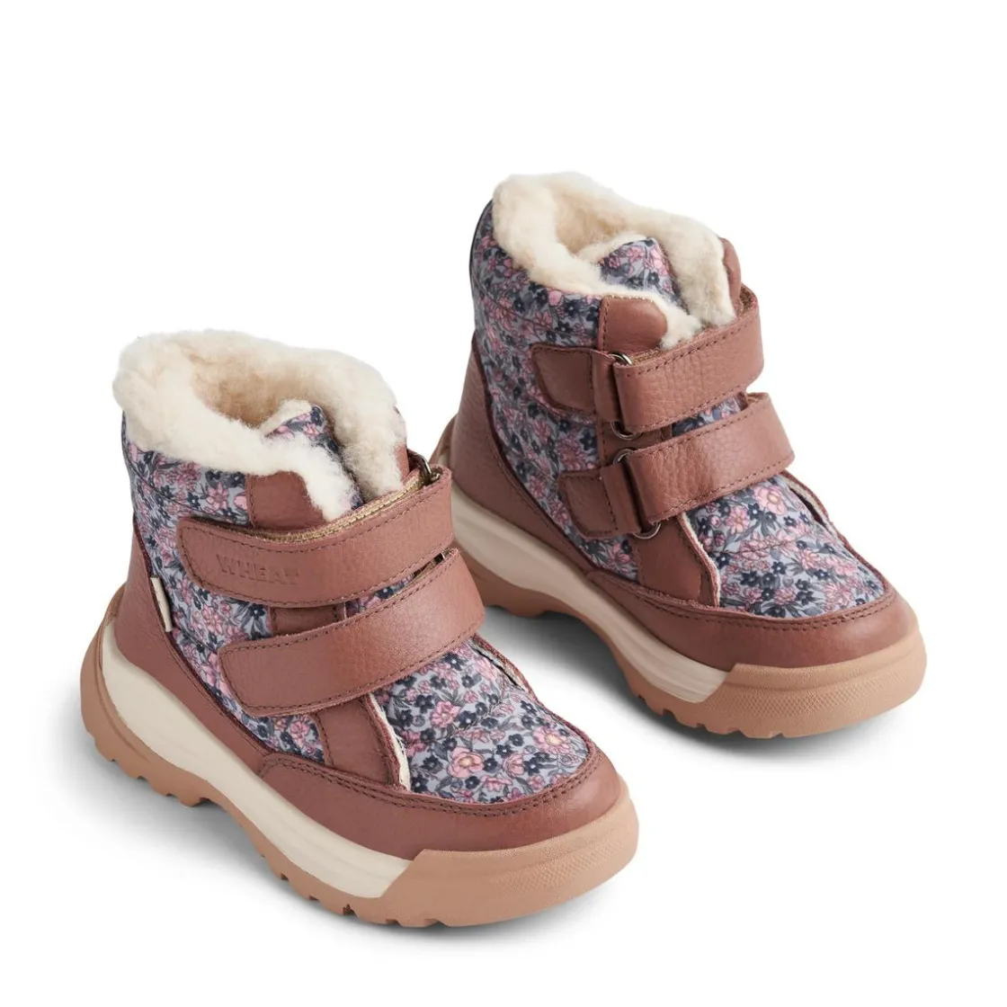Discount Wheat Millas Tex vintersko til barn, Winter flowers Vintersko