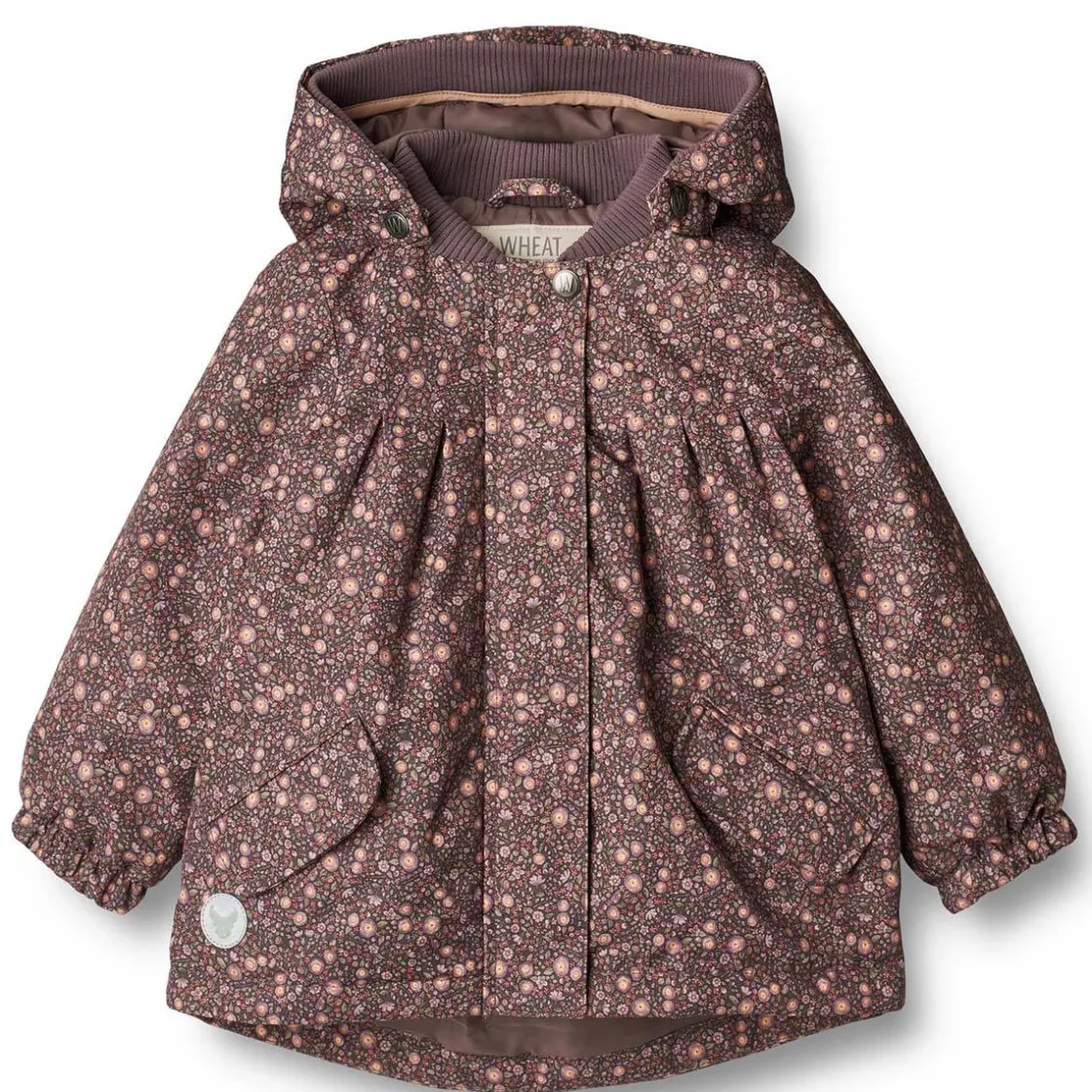 Sale Wheat Mimmi vinterjakke til småbarn, eggplant buttercups Jakker Barn | Jakker Baby