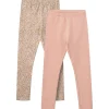 Best 2-pack Jersey leggings til barn, flower meadow Bukser & Tights Jente | Bukser & Tights Baby Jente