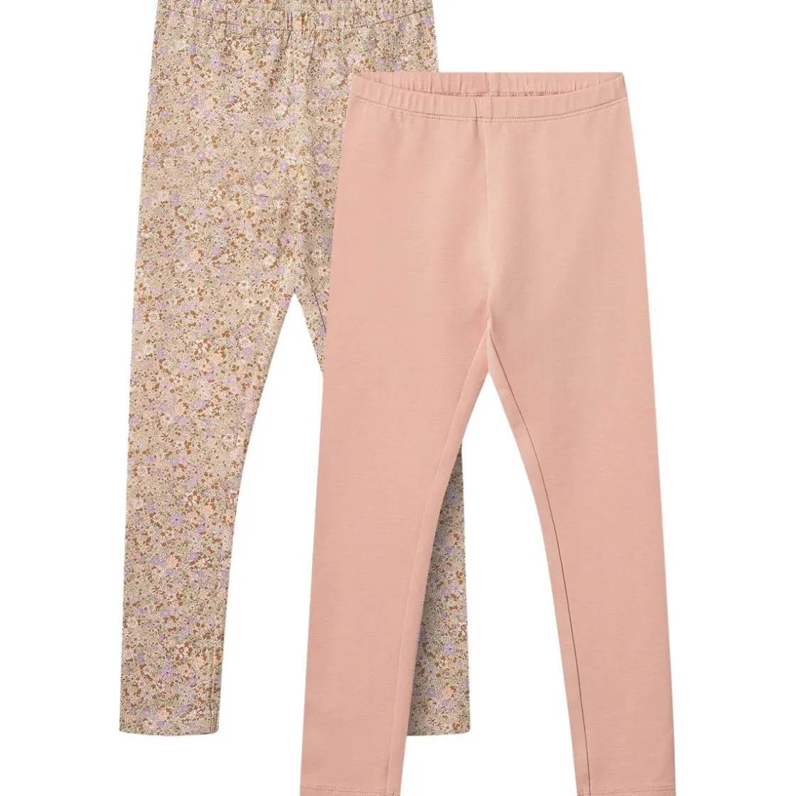 Best 2-pack Jersey leggings til barn, flower meadow Bukser & Tights Jente | Bukser & Tights Baby Jente
