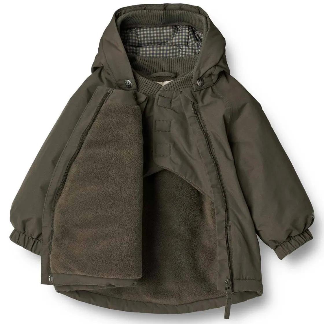 Discount Wheat Sascha vinteranorakk til baby, dry black Jakker Barn | Jakker Baby
