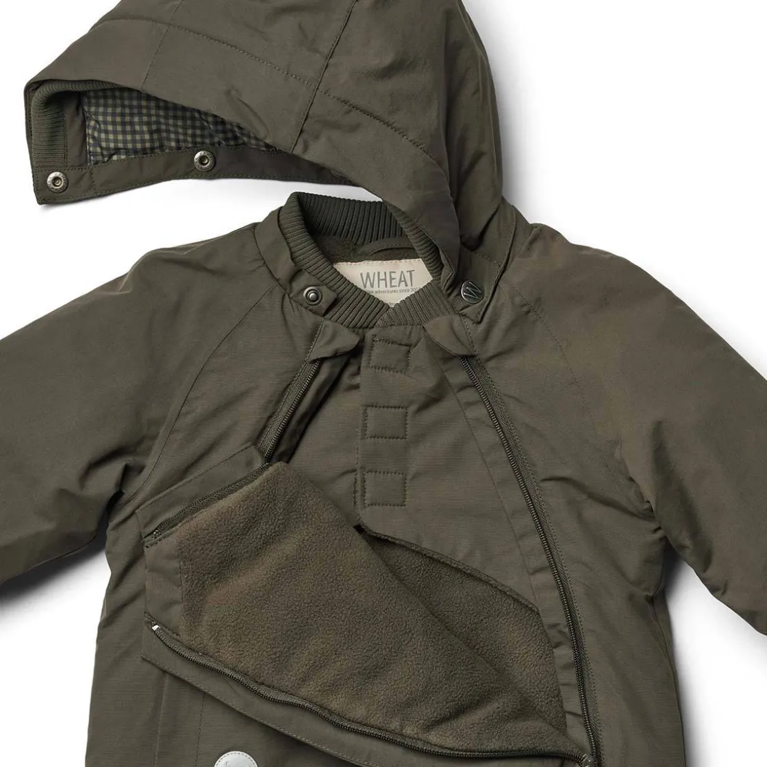 Discount Wheat Sascha vinteranorakk til baby, dry black Jakker Barn | Jakker Baby