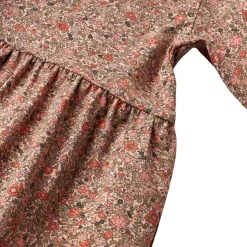 Online Sessa langermet kjole barn, rose flower meadow Penklær Jente | Penklær Baby Gutt