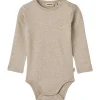 Best Spencer Rib body, gravel melange Bodyer Baby Jente | Bodyer Baby Gutt