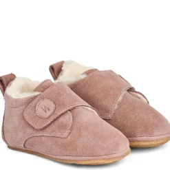 Best Wheat Taj ulltøfler til baby, dusty rouge Tøfler