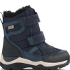 Fashion Wheat Trailor Tex vintersko til barn, navy Vintersko