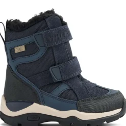 Fashion Wheat Trailor Tex vintersko til barn, navy Vintersko