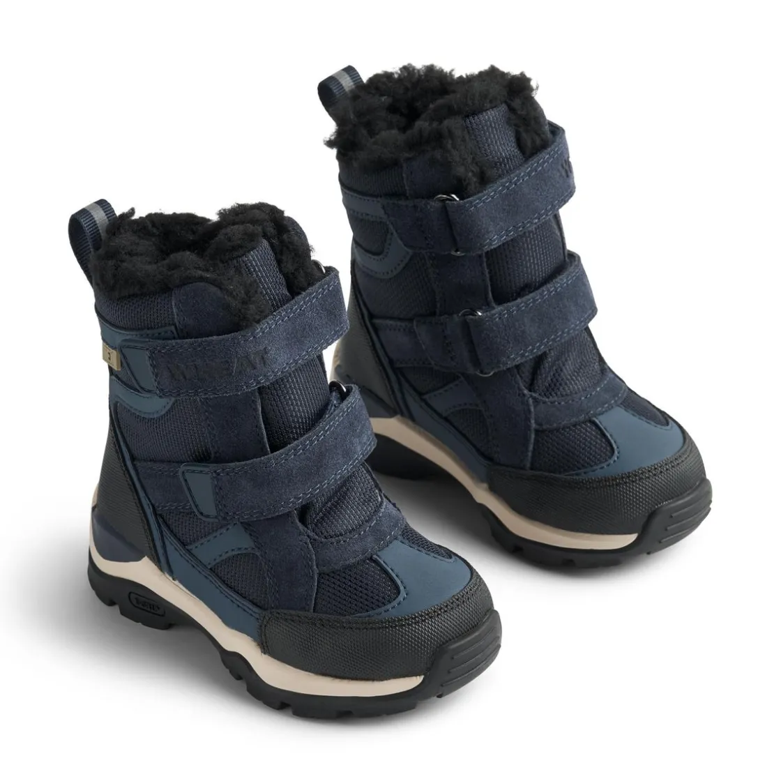 Fashion Wheat Trailor Tex vintersko til barn, navy Vintersko