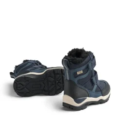 Fashion Wheat Trailor Tex vintersko til barn, navy Vintersko