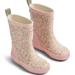New Wheat Welly gummistøvler til barn, ivory flower meadow Gummistøvler/termostøvler