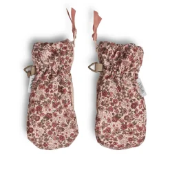 Hot Wheat zip vintervotter til baby, rose dust flowers Votter Og Vanter Baby