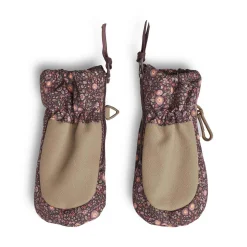 Clearance Wheat zip vintervotter til baby, eggplant buttercups Votter Og Vanter Baby